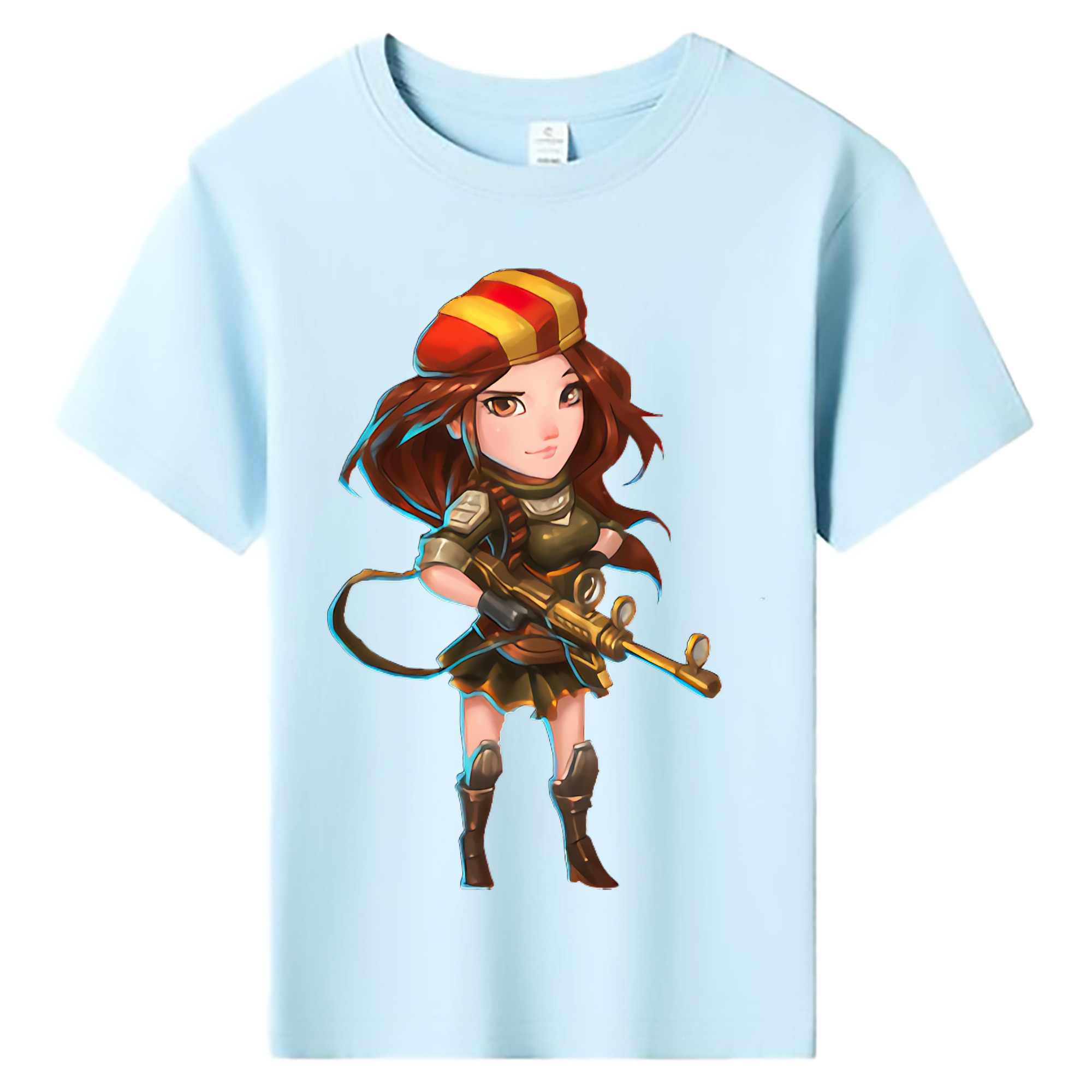 （画像用） リーグ・オブ・レジェンド League of Legends LOL 綿100％キッズTシャツ（フロントプリント）
